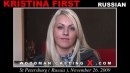 Kristina First casting video from WOODMANCASTINGX by Pierre Woodman