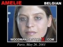 Amelie casting video from WOODMANCASTINGX by Pierre Woodman