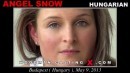Angel Snow casting video from WOODMANCASTINGX by Pierre Woodman