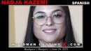 Nadja Kazemi Casting video from WOODMANCASTINGX by Pierre Woodman