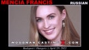 Mencia Francis Casting video from WOODMANCASTINGX by Pierre Woodman