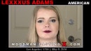 Lexxxus Adams Casting video from WOODMANCASTINGX by Pierre Woodman