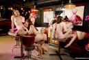 Kami Yammy & Nika & Sara Bork & Jolie Butt & Lesya Milk in Bar Special 3 gallery from CLUBSEVENTEEN - #5