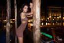 Dulce in Nighttime Venice Without Panties gallery from WATCH4BEAUTY by Mark - #15