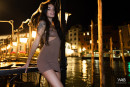 Dulce in Nighttime Venice Without Panties gallery from WATCH4BEAUTY by Mark - #2