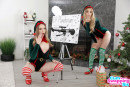 Lily Larimar & Molly Little in Naughty Elves On A Shelf - S3:E3 gallery from CUMSWAPPINGSIS - #14