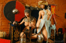 Layna W & Terentia E in Terentia - The Queen And Her Warrior gallery from STUNNING18 by Thierry Murrell - #2