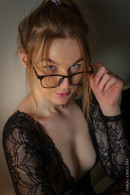 Sofia With Glasses And Transparent Lace Body gallery from CHARMMODELS by Domingo - #7