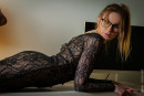 Sofia With Glasses And Transparent Lace Body gallery from CHARMMODELS by Domingo - #8