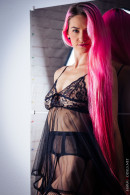 Mirror Mirror On The Wall Sexy Pink Hair Girl Adele Photos gallery from CHARMMODELS by Domingo - #1