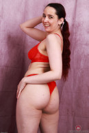 Kyra Rose Red Lingerie gallery from ATKHAIRY by GB Photography - #9