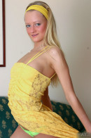 Marta A in Marta - Yellow Dress gallery from STUNNING18 by Thierry Murrell - #11
