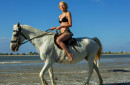 Larissa H in Larissa - Riding By The Beach gallery from STUNNING18 by Thierry Murrell - #4