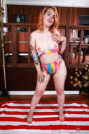 Gigi Steamy Bikini Striptease gallery from ATKHAIRY by GB Photography - #10