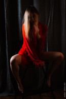 Lady In Red Beautiful Sofia Naked Only In A Small Morning Dress gallery from CHARMMODELS by Domingo - #3