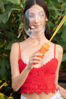 Shania Vega in Shania Blowing Bubbles By The Pool gallery from TEENDREAMS - #4