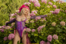 Nika in Bougainvillea vs Hydrangea gallery from BOHONUDE by Antares - #1