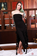 Pearl Sage in Pearl Looking Classy In Her Black Dress gallery from ATKHAIRY by GB Photography - #1