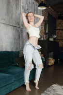 Lalli in Ripped Jeans gallery from METART-X by Flora - #3