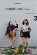 Zoe Aguilar & Emma Velazquez in Zoe And Emma Café Orno 1 gallery from ZISHY by Zach Venice - #3