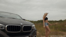 Viky in Hot Blonde Amateur Posing Naked At Car gallery from HOTANDSENSUAL - #5