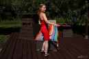 Maya Sin in Little Red Dress gallery from ALS SCAN by Als Photographer - #1