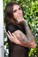 Pearl Sage's Long Sheer Dress And Lace Panties gallery from ATKHAIRY by GB Photography - #8