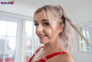 Blonde Gabie in Lady In Red gallery from WANKITNOWVR - #2