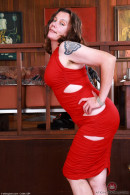 Elizabeth Is Back, In A Red Dress gallery from ATKHAIRY by GB Photography - #10