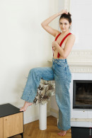 Bare Beneath The Straps – Aria Vexelle In Delicate Tease gallery from CHARMMODELS by Domingo - #10