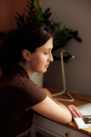 From Book To Body – Kima Kiss In Natural Nude Study gallery from CHARMMODELS by Domingo - #15