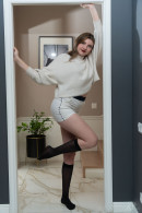 Ella Bella in Red Openwork Lingerie gallery from STUNNING18 by Thierry Murrell - #8