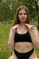 Kira Outside Doing Yoga gallery from TEENDREAMS - #14