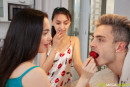 Ashly Rabbit & Sida in A Juicy Threesome With Strawberries gallery from FIRSTBGG - #11