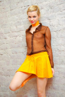 Cindy B in Cindy - Yellow Tights gallery from STUNNING18 by Thierry Murrell - #4