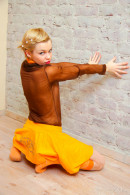 Cindy B in Cindy - Yellow Tights gallery from STUNNING18 by Thierry Murrell - #6