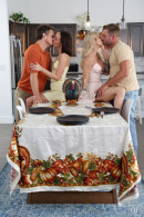Christina Sage & Kathryn Mae in Getting Our Fill On Thanksgiving - S49:E17 gallery from NUBILEFILMS - #8