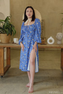 Kris Si in Blue Dress gallery from METART by Flora - #13