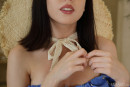 Kris Si in Blue Dress gallery from METART by Flora - #4