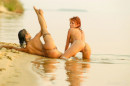 Layna W & Maeve X in Layna - Hot Poses In The Sand gallery from STUNNING18 by Thierry Murrell - #12