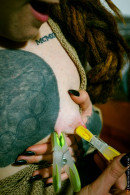 Bryla Lets The Pins Bite Her Tattooed Skin gallery from DOMINGOVIEW by Domingo - #10