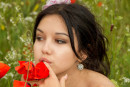 Cara Q in Cara - Field Of Red Roses gallery from STUNNING18 by Thierry Murrell - #16
