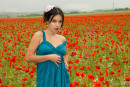 Cara Q in Cara - Field Of Red Roses gallery from STUNNING18 by Thierry Murrell - #4