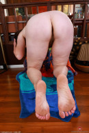 Elizabeth Tight Jeans Mature Hairy Pussy Spreading gallery from ATKHAIRY by GB Photography - #6