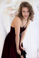 Luna Art in Burgundy Blossoms gallery from METART by Nudero - #12