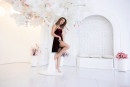 Luna Art in Burgundy Blossoms gallery from METART by Nudero - #9