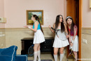 Amelia Ost & Luna Lynx & Molly Kit in Wimbledon Made Me Do It 2/3 gallery from CLUBSWEETHEARTS - #16
