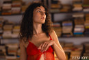 Ajsha in Red Passion gallery from FEMJOY by Dave Menich - #12