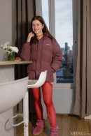 Jelena Volkov in Red Stockings gallery from METART by Julia Kalias - #12