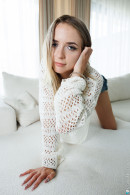 Liliana Sol in Gentle Morning Glow In Soft White Sweater gallery from CHARMMODELS by Domingo - #10